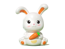 Bonita hucha de plástico con forma de conejo - Regalo para niños