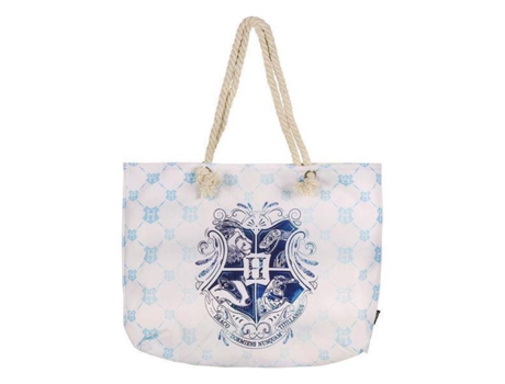 Bolso de Playa HARRY POTTER (Azul - Algodón - 38x52x10 cm)
