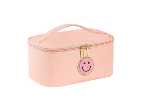 Bolsa De Cosméticos, Bolsa De Almacenamiento De Cosméticos De Viaje Impermeable Portátil, Rosa ZMDECQNA