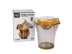 Exprimidor de cítricos, limón, naranja, limón, exprimidor manual, exprimidor y vaso Ushion