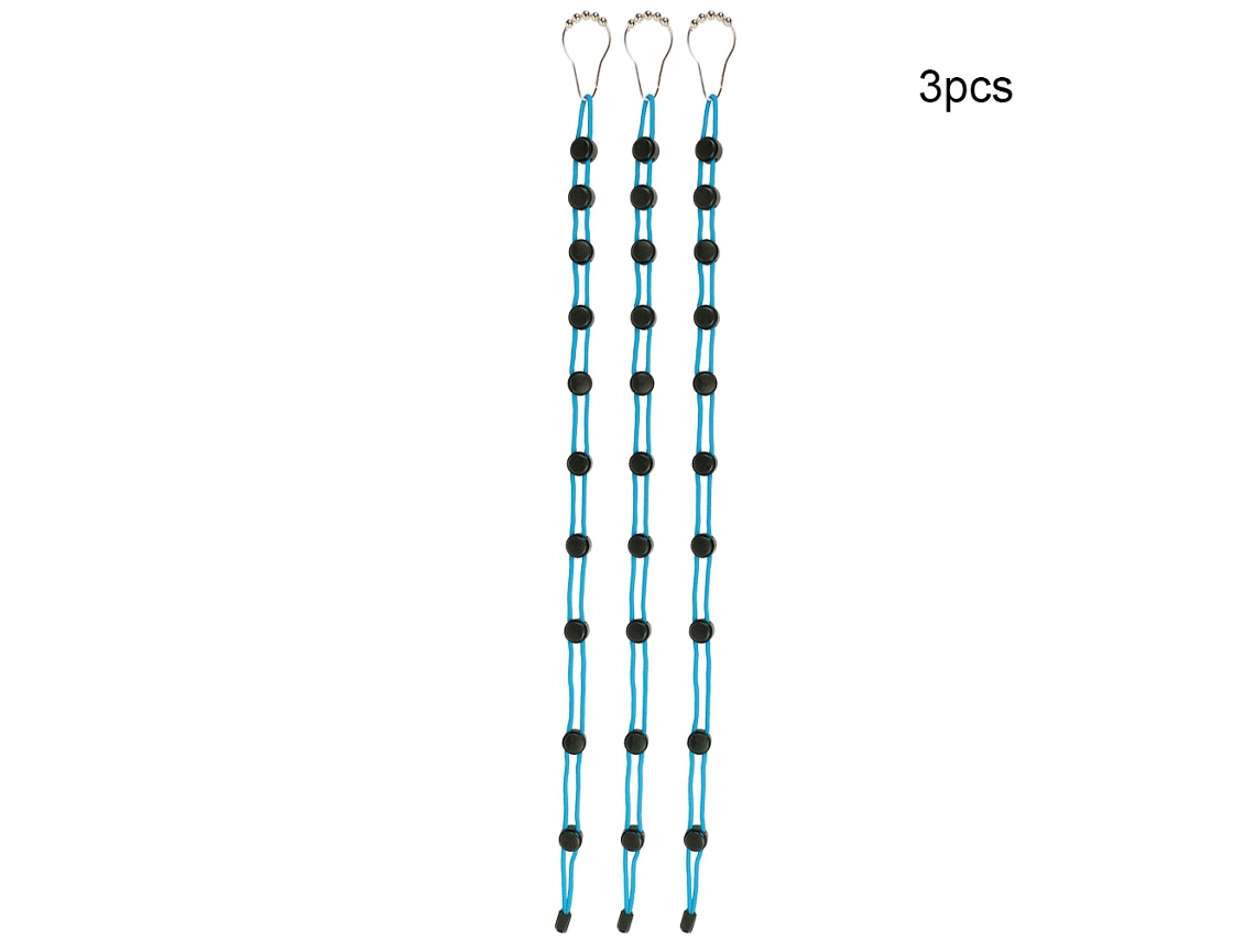 Tendedero para calcetines, organizador para calcetines, soporte para cuerda de lavandería (azul)