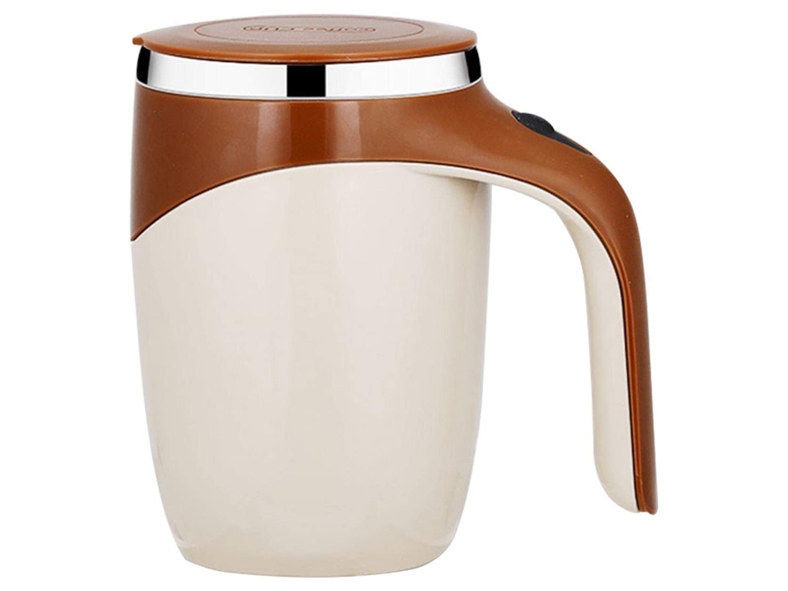 380Ml Caneca Auto Mexer Com Tampa Mexida Magnética Automática Xícara De Café De Aço Inoxidável Elétrico Xícara De Café Auto Misturável