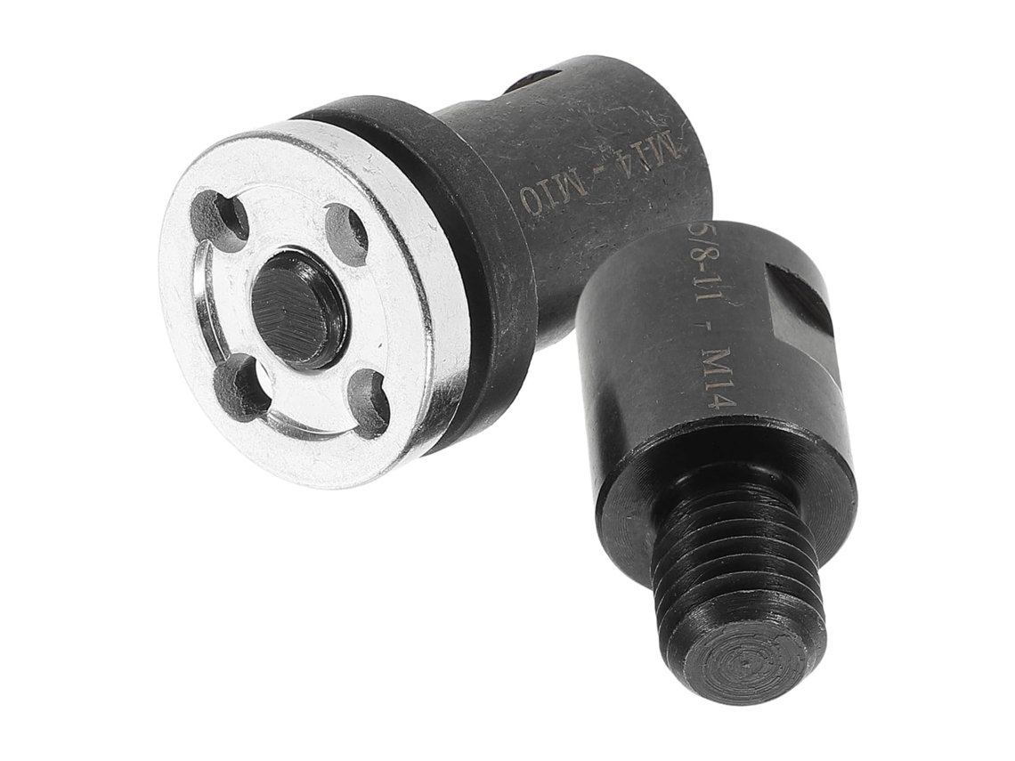 Adaptador convertidor HEALEVED de acero negro, 2 piezas, para amoladora angular.