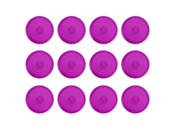 12 Cubiertas De Repuesto Para Botones De Arcade Para Interruptores Kailh Cherry Ttc Akko Purple