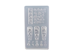 Moldes de silicona 3D para decoración de uñas, diseño de lazo, textura de silicona para artistas y estudiantes de decoración de uñas Hengrongshen