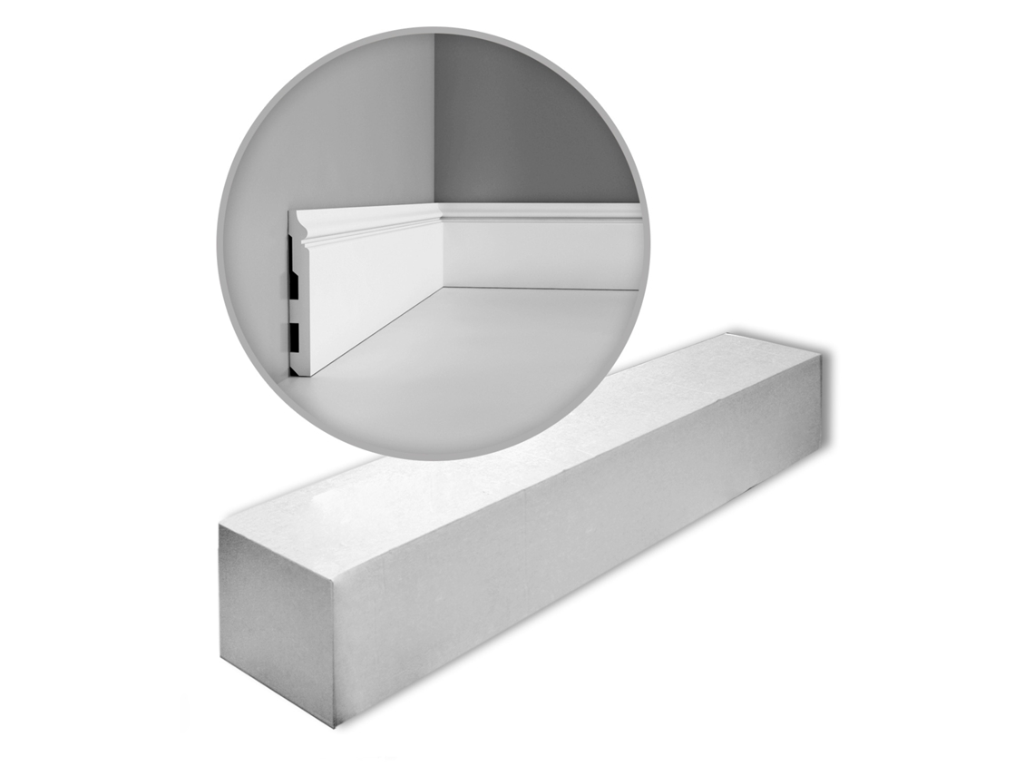 Rodapiés ORAC Decor Sx118-Box Rodapiés 12 Piezas