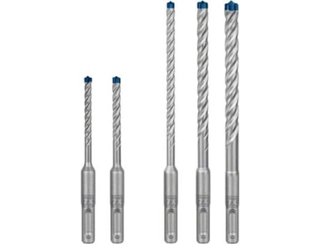 Conjunto de Brocas BOSCH Expert Sds Plus-7X - 5/6/6/8/10 mm - 5 Un para Martillo Perforador
