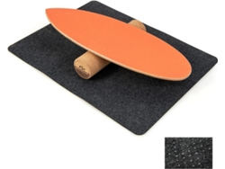 Balance Board, Tabla de Equilibrio de Madera de Abedul y Corcho, Skateboard Hockey Snowboard y Surf COSTWAY