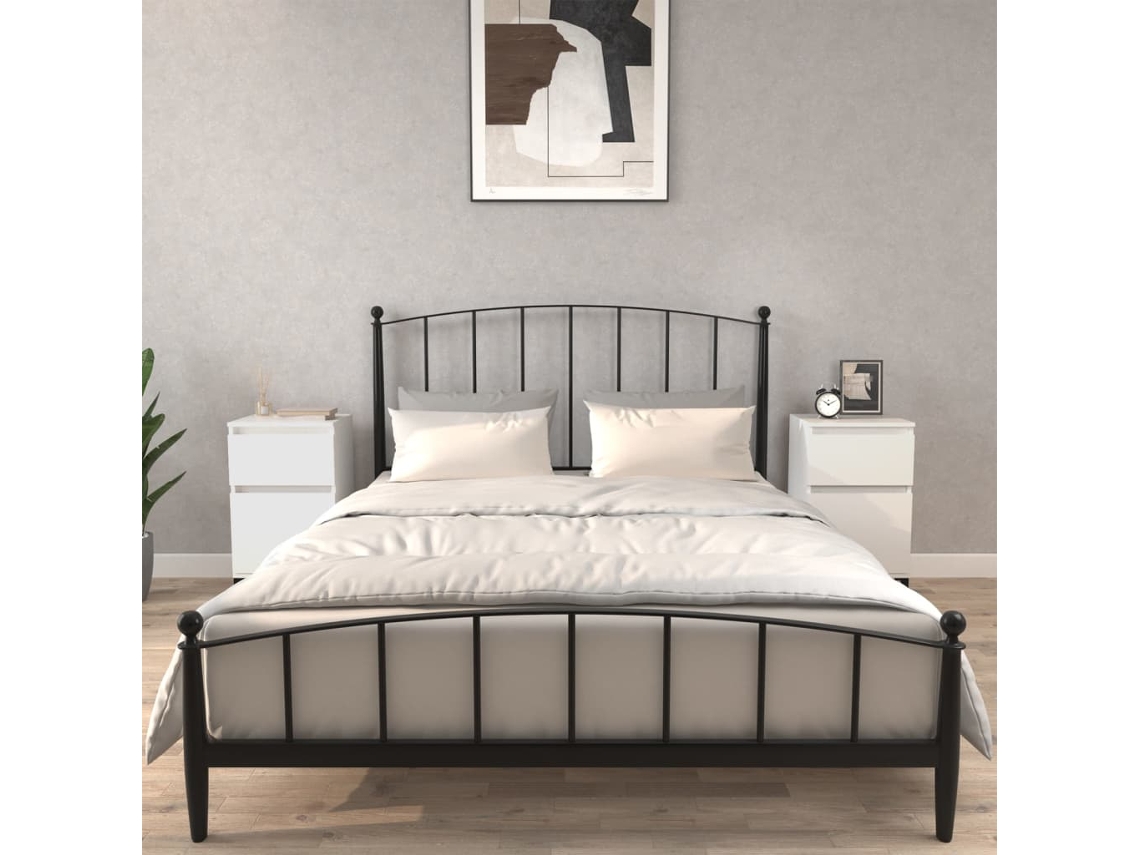Mesitas de Noche LOVELY HOME Mesinha 2 Pcs 40X35X70 Cm Branco