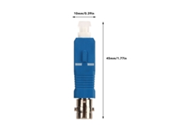 Adaptador de fibra óptica monomodo de baja pérdida (SC macho a ST hembra, 1310 nm a 1550 nm)