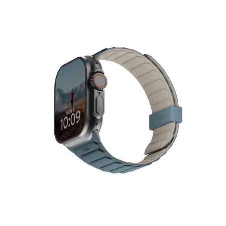 Correa magnética de silicona Uag para Apple Watch de 42, 44, 45, 46 y 49 mm, doble cara