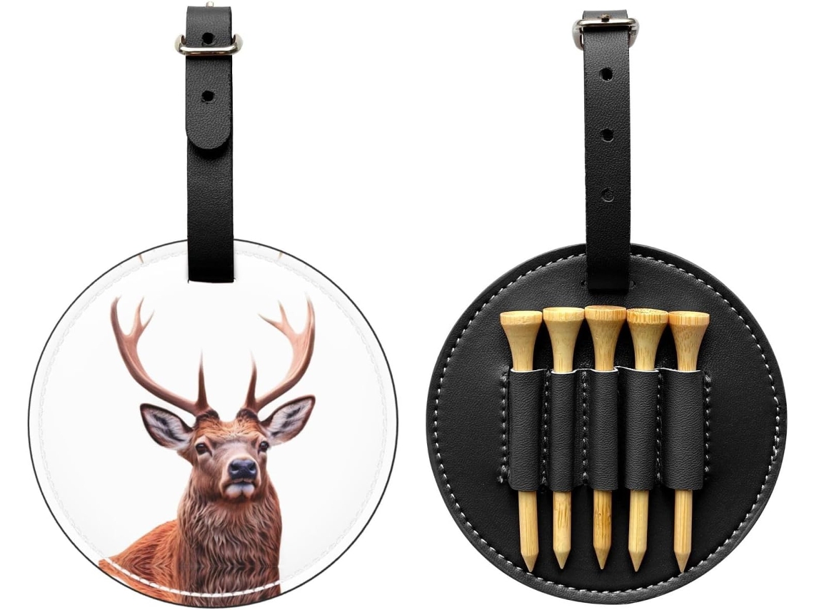 Bolsa grande para tees de golf: fácil de transportar y más eficiente para jugar al golf.