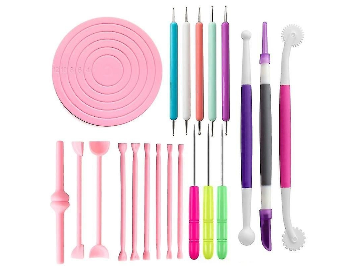Moldes Para Pasteles, Juego De 21 Piezas, Taladro, Bolígrafo Y Herramienta De Cerámica Para Hornear