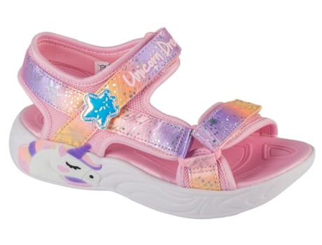 Sandalias de Niña SKECHERS Malla Rosa (35)