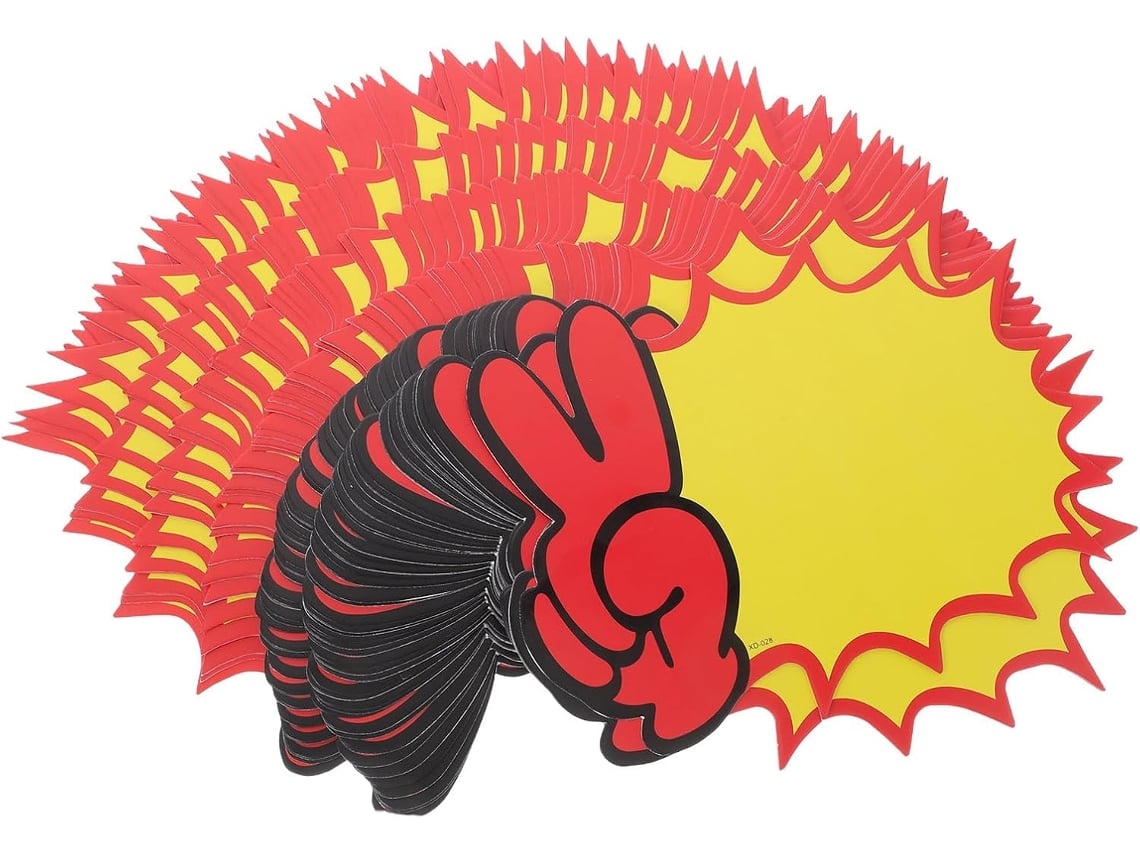 Divertidas pegatinas rectales Inoomp, 20 hojas, pegatinas autoadhesivas de PVC, impermeables, multifuncionales para fiestas.