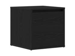 Cajonera De Roble Negro Moderno Vidaxl Negro Madera Elaborada (40x40,5x40 Cm)