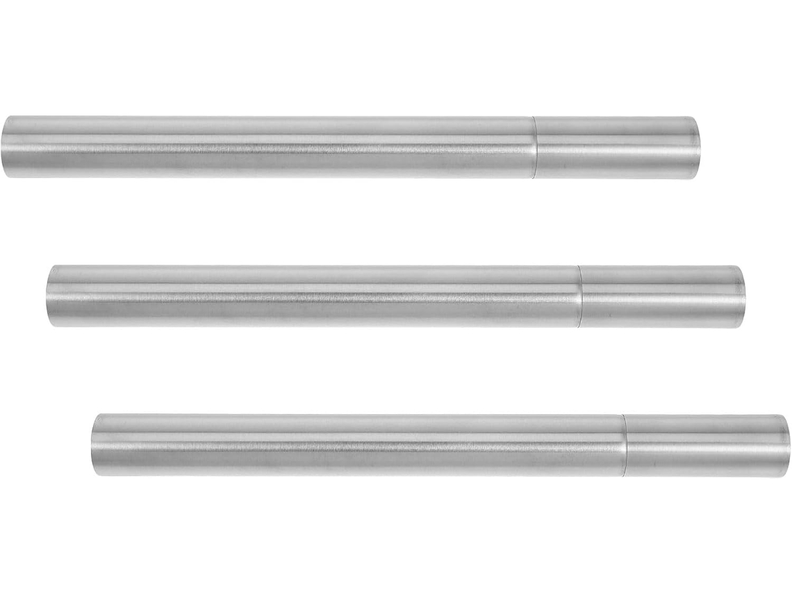 Tubo De Almacenamiento De Acero Inoxidable Para Certificados Y Diplomas, Impermeable Y Ligero.