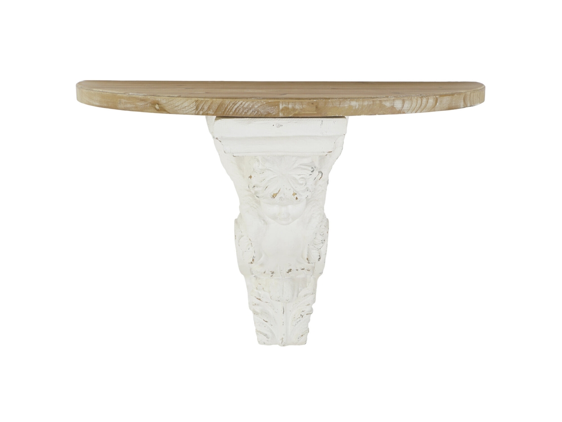 Mesa consola de abeto magnesia natural de Angel Alexandra House Living (100x50,5x74cm)