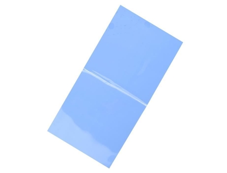 HURRISE Almohadilla térmica de silicona 100 mm x 100 mm x 1 mm CPU Cool Chip disipador de calor térmicamente conductor