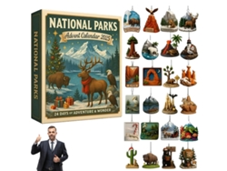Calendario de Adviento acrílico de Parques Nacionales, tema 2025, Tommy01