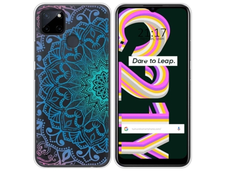 Carcasa Realme C21Y / C25Y TUMUNDOSMARTPHONE Dibujos Transparente Multicolor