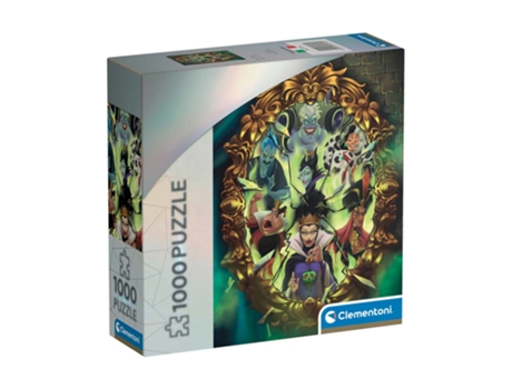Puzzle Clementi 1000 Pecas Disney Villains 39718 (Edad recomendada: 14 años)