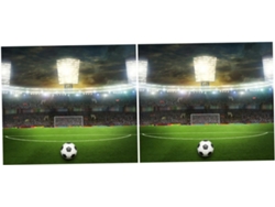 Juego De 2 Fondos Para Fotos De Fútbol 1616 Con Efecto Arrugado Para Eventos