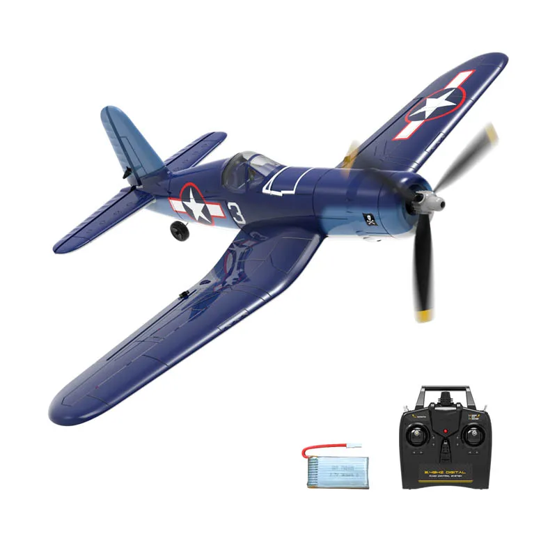 Avião de controle remoto, equipado com sistema de estabilidade Xpilot e voo acrobático com um único botão.