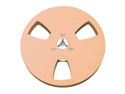 Carrete De Cinta De Audio Vacío De Aleación De Aluminio De 1/4 De Pulgada Y 5 Pulgadas Con 3 Orificios - Pieza Universal