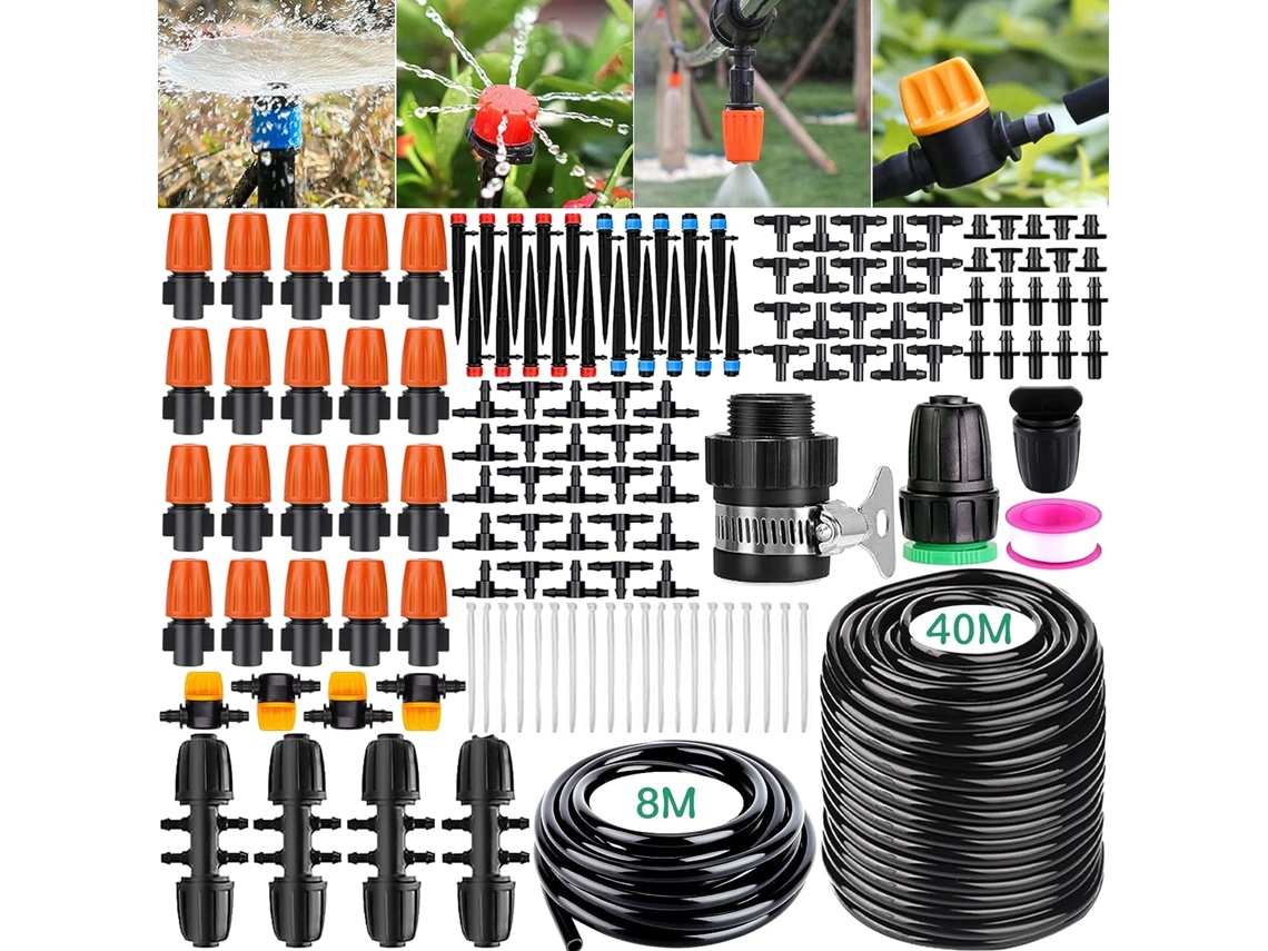 Kit riego por goteo automático 408 metros FRASHENG