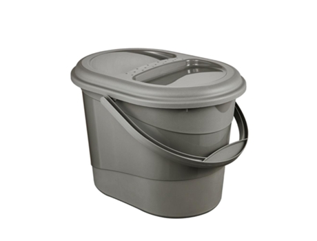 Cubo de Basura KEEEPER Eco Gris 37x29,5x27,5 cm