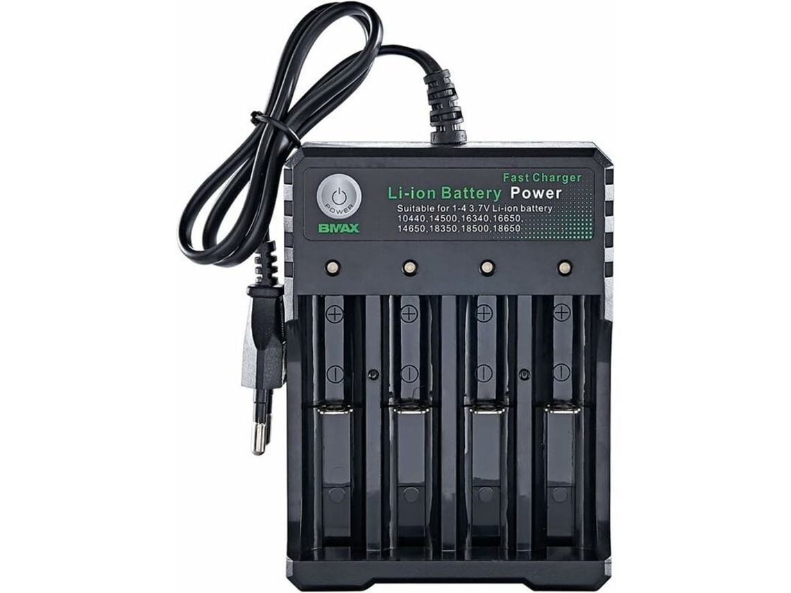 Cargador Inteligente Universal Para Baterías Li-ion 18650/21700 Y Ni-mh Aaa Aa 3,7 V