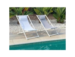 Playera Plegable Aluminio Sol Blanca 98x59x96 Cm