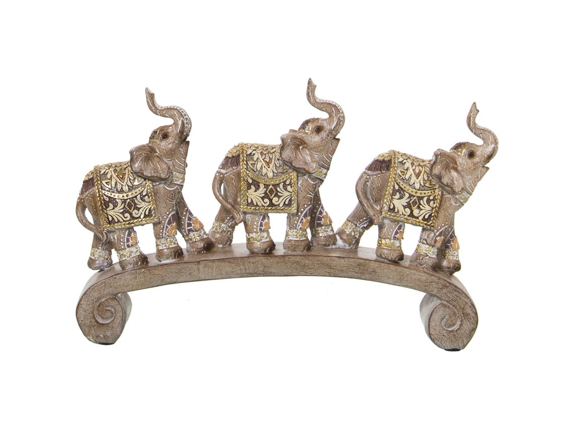 Figura Decorativa DRW (Resina - Dorado)