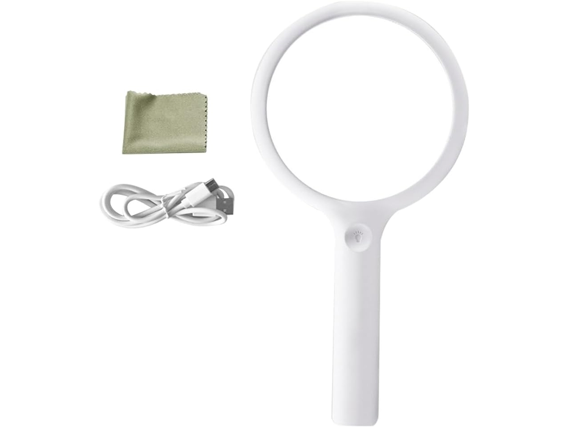 Lupa De Lectura Portátil Recargable Por Usb Para Personas Mayores, Insectos Y