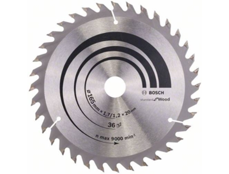 Disco de Sierra Circular BOSCH Optiline Madera 165x20/16x1.7 mm - 36