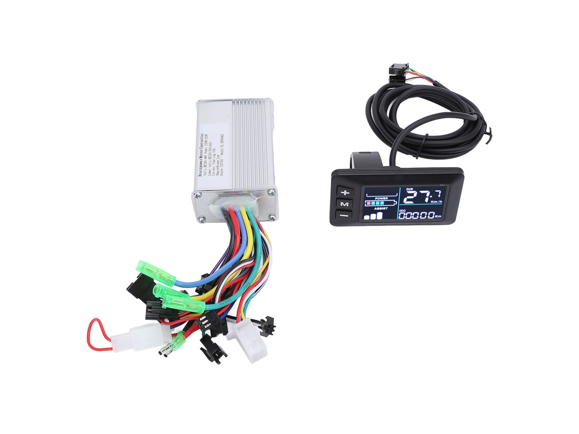 Kit De Controlador Para Bicicleta Eléctrica Con Pantalla Lcd, 250w 350w, Conversión De 24v A 48v Para Patinete Eléctrico.