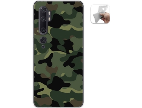 Carcasa Xiaomi Mi Note 10 TUMUNDOSMARTPHONE Camuflaje Multicolor