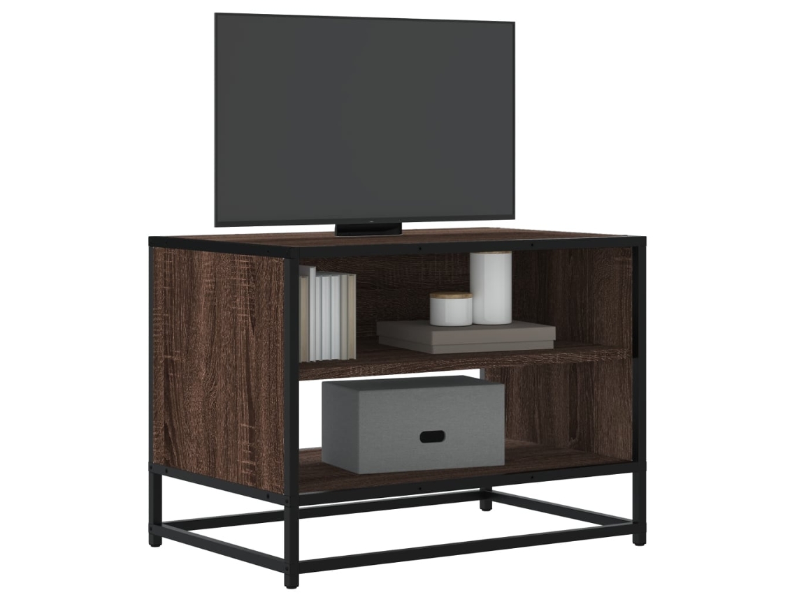 Mueble de TV | Mueble de TV | Mueble de TV 61x40x46 cm Derivados de Madera/Metal Roble Marrón