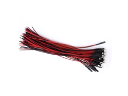 50pcs Diodos Led Pre Cableados Dc 9-12v Transparentes 3 5 10mm Blanco Rojo Azul Verde