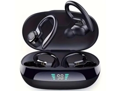 Auriculares Inalámbricos Tws, Estilo Gancho Para La Oreja, Estéreo, Resistentes Al Agua, Micrófono Y Control De Volumen.