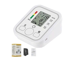 Monitor electrónico de presión arterial GOKOCO, prueba eléctrica de presión arterial de brazo de alta precisión para el cuidado personal.