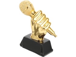 Trofeo De Micrófono De Resina, Modelo Creativo, Concurso De Recuerdos