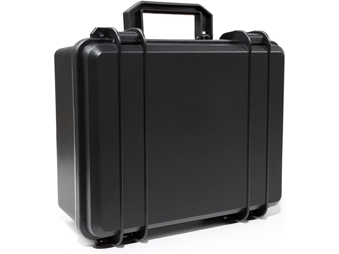 Caja De Almacenamiento Rígida Para Bolsos De Uav Ip67 Con Espuma Personalizable, Color Negro.