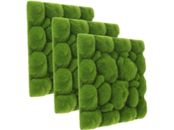 Accesorio Decorativo De Musgo Artificial De 3 Piezas Para Paisajes Y Fondos De Pared.