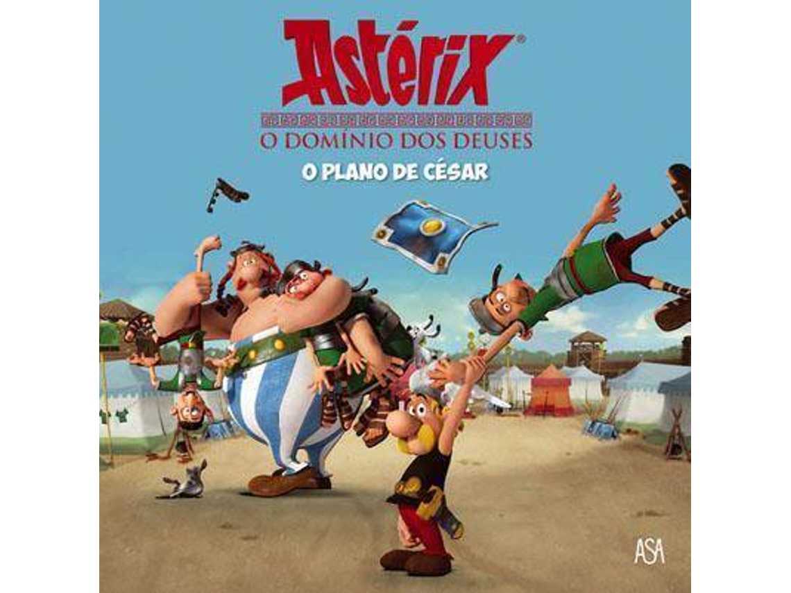 Libro Astérix O Domínio dos Deuses O Plano de César - Livro do Filme de René Goscinny e Albert Uderzo (Portugués)