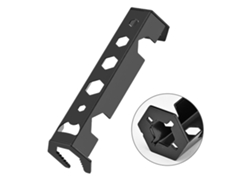 Llave multifuncional para lavabos de baño, 12 tamaños, herramienta de fontanería para instalación y reparación en espacios reducidos, cocina y baño.