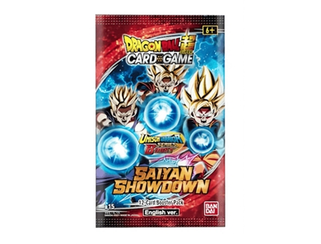Juego de Cartas BANDAI Dragon Ball SCG: Unison Warrior Saiyan Showdown Booster B15 (Edad Minima: 6 años)