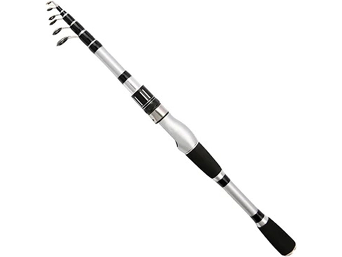 Caña De Pescar Telescópica Ultraligera Y Duradera, Portátil, Para Lances Largos, Fibra Carbono, 1,5 A 2,4 M...