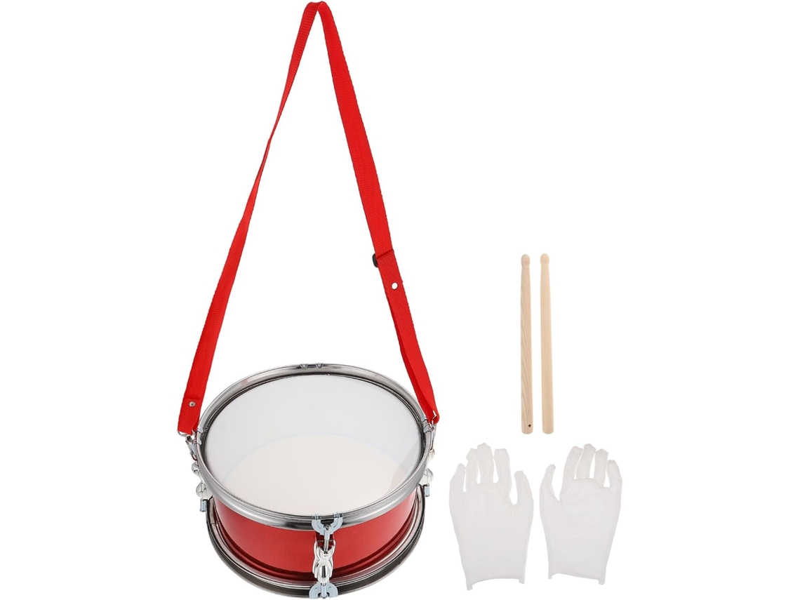 Caja musical educativa roja de 28 cm con luces, para niños y niñas, fabricada con material de instrumentos musicales...